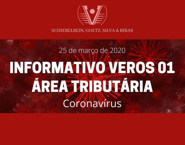 INFORMATIVO VEROS 02 - ÁREA TRIBUTÁRIA - CORONAVÍRUS